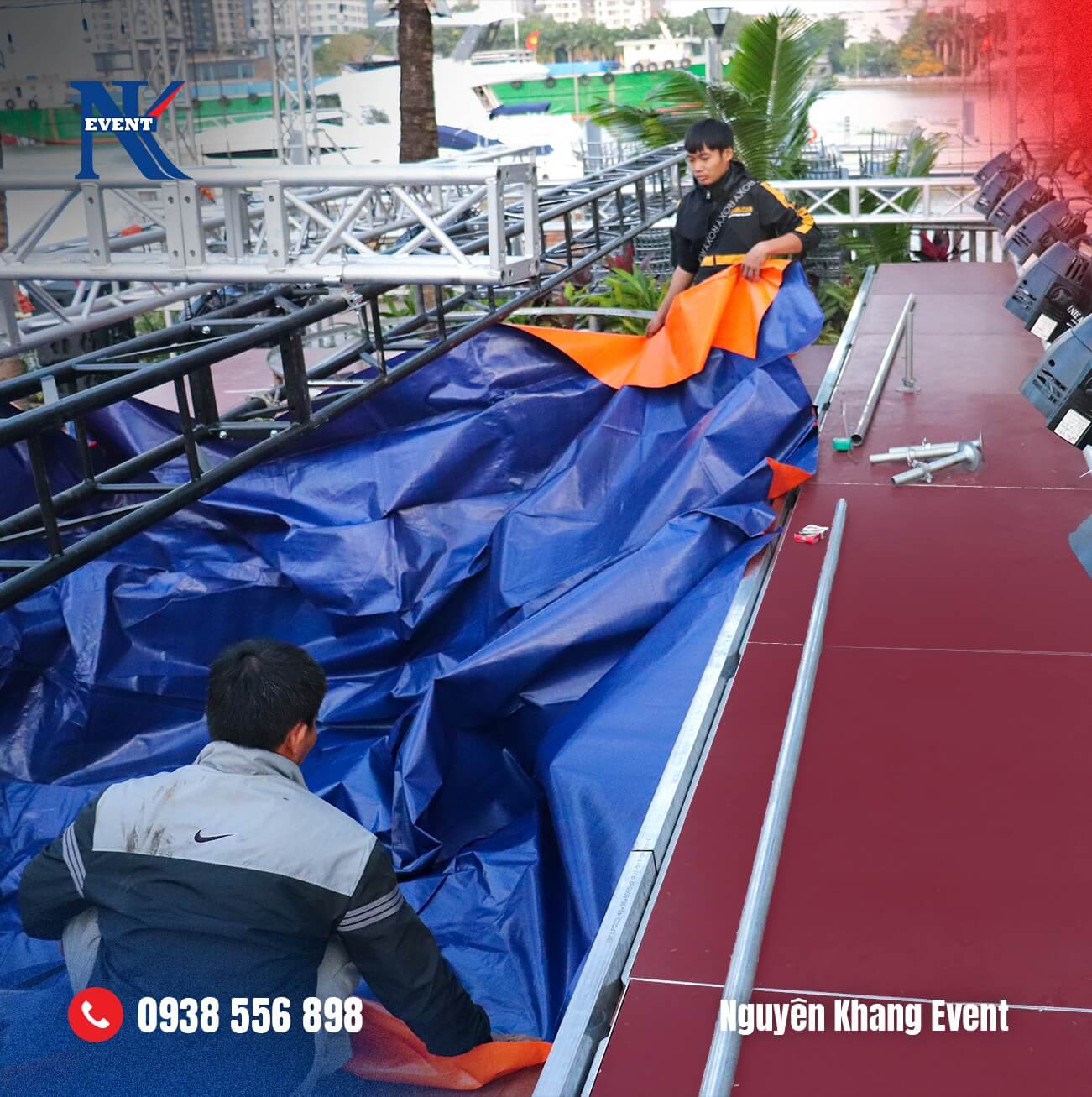 Lắp đặt sàn sân khấu