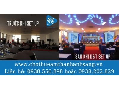 Hình Ảnh Trước Và Sau Khi D&t Thực Hiện Setup Âm Thanh Ánh Sáng