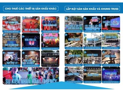 Cho Thuê Các Thiết Bị Sân Khấu Khác, Lắp Đặt Sàn Sân Khấu Và Khung Truss